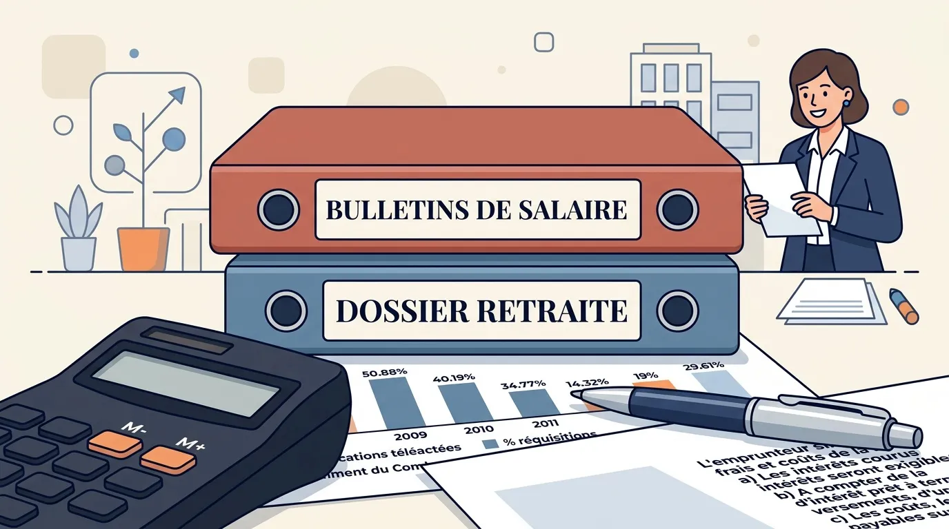 Bulletins de salaire après la retraite : durée de conservation