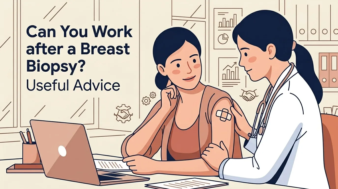 Retour au travail après biopsie mammaire : conseils