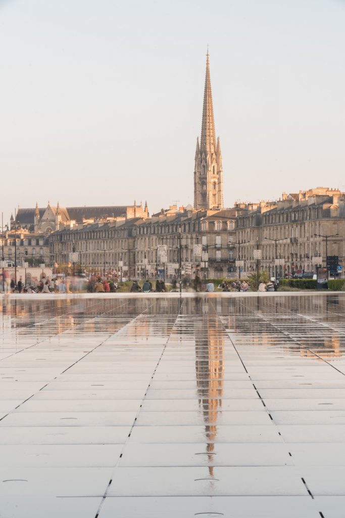 Miroir d'eau à Bordeaux