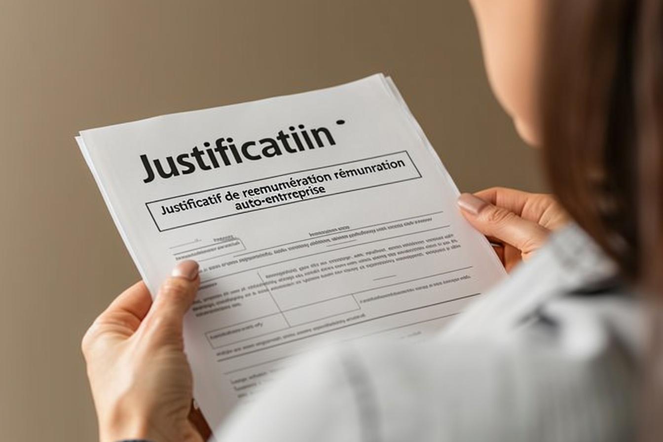 Comment obtenir un justificatif de rémunération auto-entreprise ?