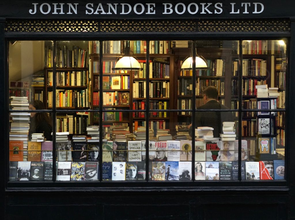 Devanture de librairie