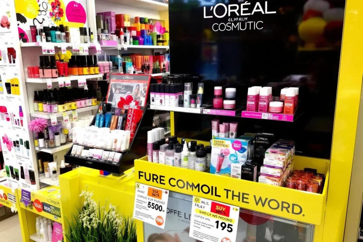 Vente au personnel L'Oréal : jusqu'à -80 % de réduction