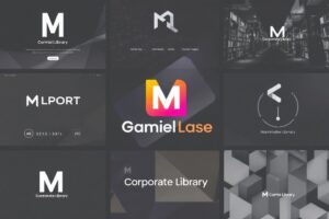 Collection de designs de logos modernes utilisant la lettre M